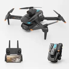 Drone P10 Câmera Dual Profissional 8K Wifi FPV 5G Sensores Anti Colisão Dobravel Estável Manobras