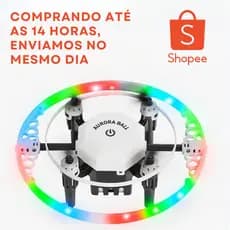 Drone Infantil Barato FX41 Luzes Manobras Controle Remoto Presente de Natal para Criança