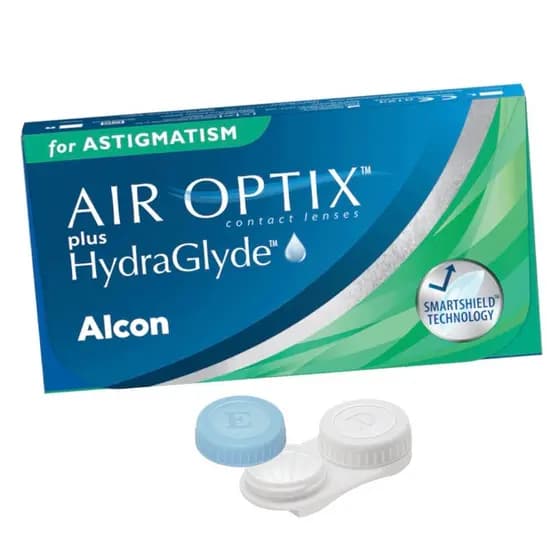 Lentes de Contato Air Optix Hydraglyde Toric Para Astigmatismo