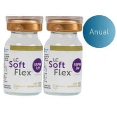 Lentes de Contato Incolor Anual SoftFlex 55 FW UV