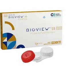 Lentes de Contato Incolor Bioview 55
