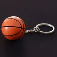 Chaveiro Bola De Basquete | Pingente Basquete | Chaveiro Basketball Jogador de Basquete Fãs Da NBA