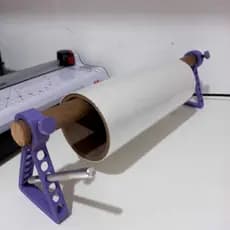 Suporte de Rolo olografico e  Laminação