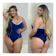 Body Maio Alcinha Maldivas Plus Size