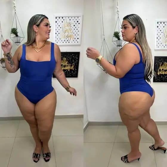 Body Regata Flu-Flu Plus Size veste do 44 ao 50