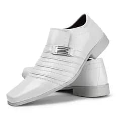 sapato social masculino branco pizzolev