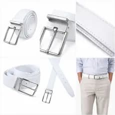 cinto branco social e casual masculino