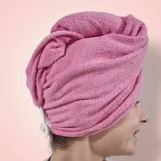 Toalha de Cabelo Microfibra - Secagem Rápida e Maciez.