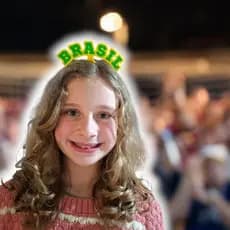 tiara Brasil/ temática/ copa do mundo/torcedor/fantasia.