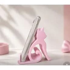 porta celular 3d de mesa/suporte para celular/ suporte gato/ gatinho/ apoio para celular / decoração.