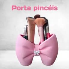 porta pincéis de maquiagem/ porta lápis/ organizador.
