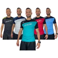 KIT 7 CAMISETA  MASCULINA MANGA CURTA  DRY- FIT ACADEMIA TREINO BIKE CICLISMO CROOS FIT PROMOÇÃO!