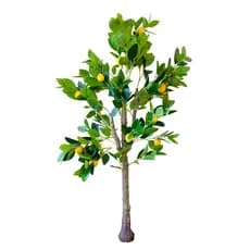 Planta Artificial Limoeiro Árvore Pé de Limão com Fruta
