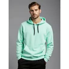 Blusão de Moletom Bolso Canguru e Capuz  Blusa Forrada  Unissex Frio Inverno