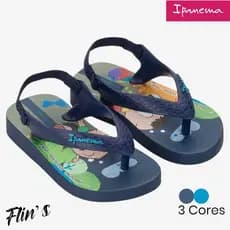 Chinelo Infantil Turma Da Monica Masculino Baby Ipanema - Original
