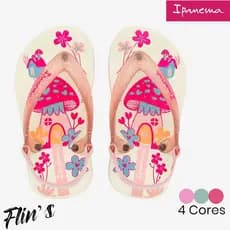 Chinelo Infantil Menina Ipanema Baby Feminino Capivara Original Pronta Entrega
