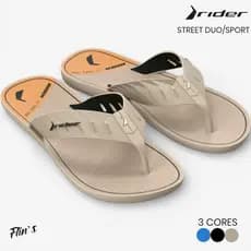 Chinelo Masculino Rider Duo Plus Dedo Original