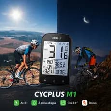 Ciclocomputador Cycplus M1 GPS Bluetooth Strava ant+ MTB Speed + Capinha
