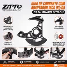 Guia de Corrente com Adaptador ISCG 03/05 Bash Guard MTB DH