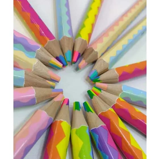 Lápis de Cor Jumbo BIG - Rainbow - BRW -1 Unidade cor a escolher