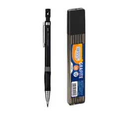 Kit Lapiseira + Grafite 2.0mm Técnica  BRW