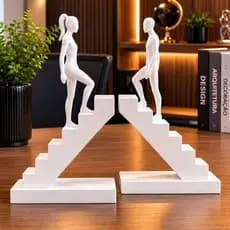 Escultura Abstrata  Decorativa de Luxo Minimalista Escada do Progresso