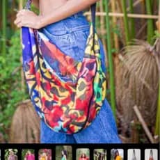 Bolsa Canga/ Bolsa que vira Canga