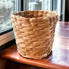 Vaso Cachepot de Palha de Taboa 15x12