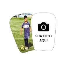 Caneleira Personalizada Futebol Foto Nome Número | Infantil Adulto