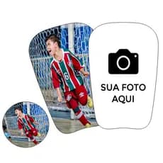 Caneleira Personalizada Jogador de Futebol