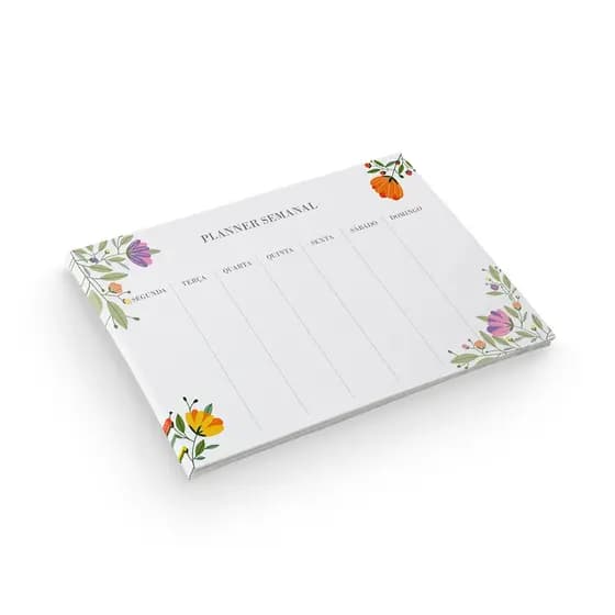 Planner De Mesa 2023  250x170mm Botânica 54 Fls Brw