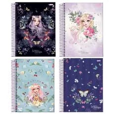 Caderno 1M  80F  á 10M  GRANDE  200 mm x 275 mm CD  Universitário LA FADINNE