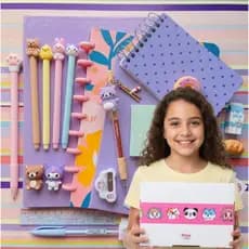 Kit Papelaria Fofa Kawaii Com 20 Itens - Presente Criativo - Volta as aulas - Material escolar - Papelaria Criativa