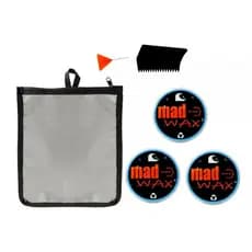 3 Parafinas Prancha Surf Mad Wax + Chave + Raspador + Estojo