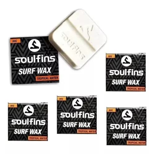 5 Parafina Surf Soul Fins - 5 Unidades Parafina Surf Prancha Wax 80g