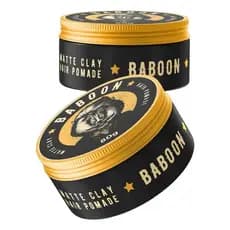 Kit Pomada Modeladora Matte Clay Hair Pomade Baboon 2 Unidades