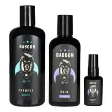 Kit Barba Completo Baboon Shampoo + Óleo Barba+ Balm Barba