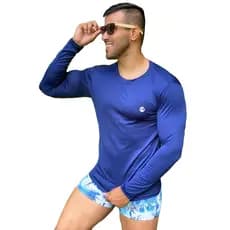 Camisa De Proteção Solar Tecnologia Uv50 Blusa Uv Estilo Segunda Pele Unissex