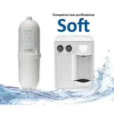Refil Filtro de Água Compatível Everest Soft Star Slim Fit Plus Baby - Hidrofiltros Original Lacrado - Troca 6 Meses