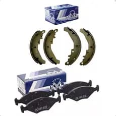 Kit Pastilha Dianteira Sapata Traseira Syl Palio Siena Fire