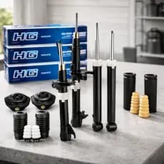 4 Amortecedor Nakata + Kit Batente Coxim Fiesta Zetec Rocam