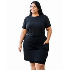 Short Saia De Academia Plus Size Evangelico Feminino Midi fitness saia com short por baixo suplex sem transparencia