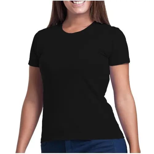 Camiseta  t-shirt  feminina material 100% algodão direto de fábrica