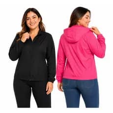 Corta vento Blusa Feminina Meia estação Leve Basica Plus Size