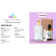 kit para fazer perfume 60ml