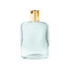 FRASCO PARA PERFUME 100 ML COM SPRAY DOURADO DE ROSCA