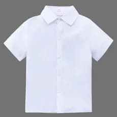 Camisa Branca Infantil Menino Camisa Social Branca Infantil Manga Curta