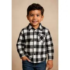 Camisa Xadrez Infantil Flanelada São João