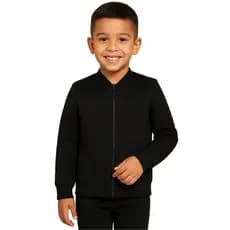 Jaqueta Bomber Infantil Menino Casaco De Frio Para Meninos Jaqueta Preta Infantil