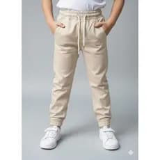 Calça Infantil Jogger Calça Bege Infantil Roupa Para Ano Novo Calça Bege Para Batizado